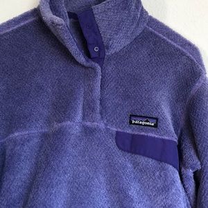 PATAGONIA PURPLE RE-Tool snap pullover SZ. Lg